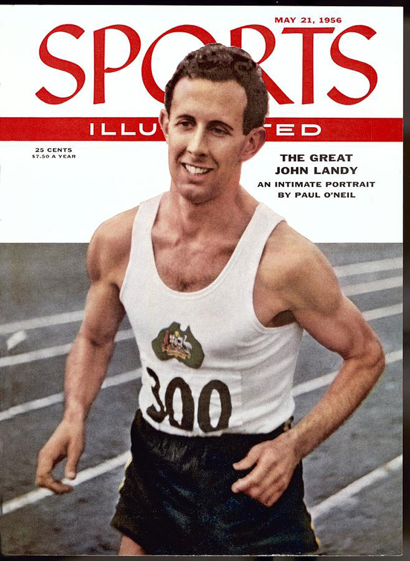 John Landy Sports Illustrated Cover May 1956